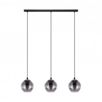 LED lámpa , függeszték , mennyezeti , 76.5 cm , 3 x E27 foglalat , fekete , EGLO , ARISCANI , 98652 kép