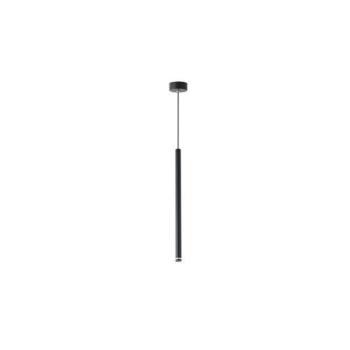 LED lámpa , függeszték , mennyezeti , fekete , 50cm , G9 foglalattal , acél , Piero kép