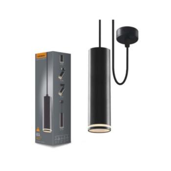 Led lámpa , függeszték , mennyezeti , GU10 , fekete , TATUM , VIDEX kép