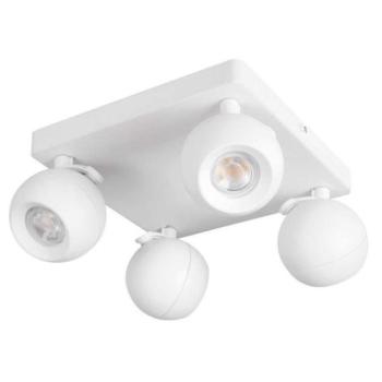 LED lámpa , mennyezeti , 4 x GU10 foglalat , fehér , GALOBA kép