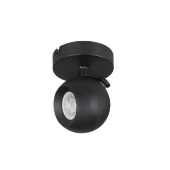 LED lámpa , mennyezeti , oldalfali , GU10 foglalat , fekete , GALOBA kép