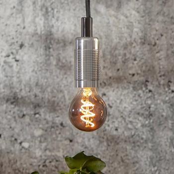 LED lámpa P45 E14 3W 1.800K füst szürke