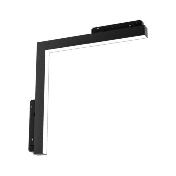 LED Lámpa sínrendszerhez MAGNETIC TRACK L-DOWN LED/24W/48V 3000K fekete ML8933