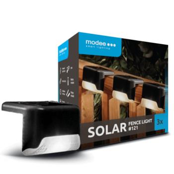 Modee Lighting LED Szolár Napelemes Szegély Lámpa WS121 (3db/doboz) kép