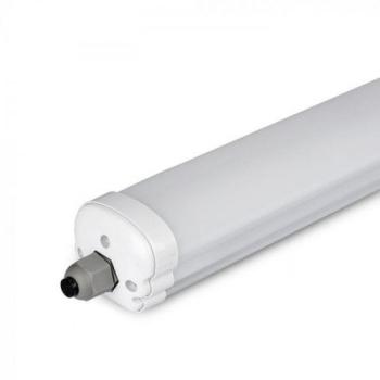 LED lámpatest , 18 Watt , 60 cm , kompakt armatúra , por- és páravédett , IP65 , sorolható , hideg fehér kép