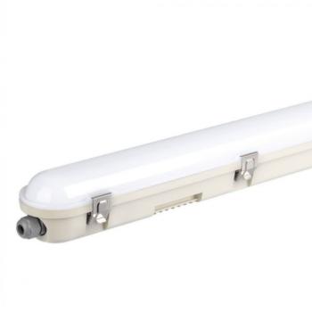 LED lámpatest , 36 Watt , 120 cm , kompakt armatúra , por- és páravédett , mozgásérzékelővel , IP65 , hideg fehér , Samsung chip kép