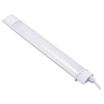 LED lámpatest , 40 watt , 120 cm , kompakt armatúra , por- és párvédett , hideg fehér , IP65 kép
