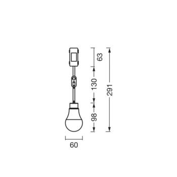LED lámpatest A75 10W 840 1055 lm csatlakozódoboz, 3 darabos kiszerelésben kép
