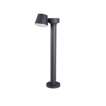 LED lámpatest , állólámpa , kültéri , 50 cm , 7.5 W , természetes fehér , grafit , IP54 , DROMI kép