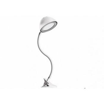 LED lámpatest , asztali , csíptetős , 4 Watt , természetes fehér , fehér kép