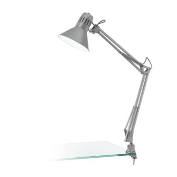 LED lámpatest , asztali , rögzítős , rugós, E27 , ezüst , EGLO , FIRMO , 90874 kép