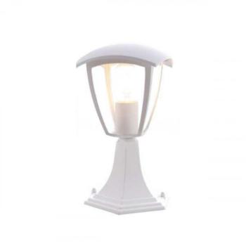 LED lámpatest , E27-es foglalat , állólámpa , 29 cm , kültéri , matt fehér , IP44 kép
