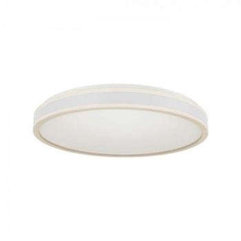 LED lámpatest , kerek , mennyezeti , 40 cm , 24W , természetes fehér , alumínium, fehér kép
