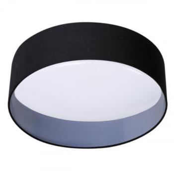 LED lámpatest , mennyezeti , 17.5W , kerek , meleg fehér , fekete , RIFA kép