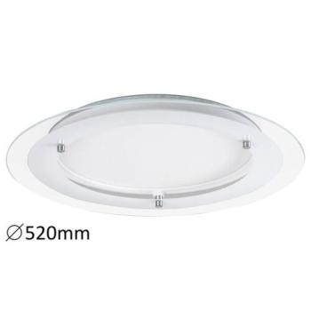 LED lámpatest , mennyezeti , backlight effect , 22W , természetes fehér , kerek , fehér , Rábalux , LORNA kép