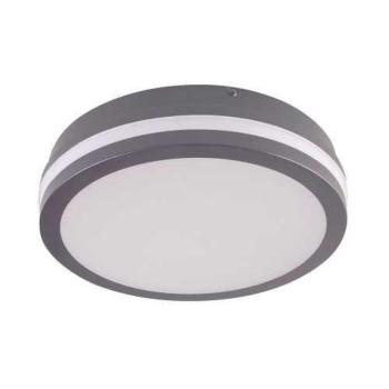 LED lámpatest , mennyezeti , kerek , 18W , természetes fehér , grafit , BENO , IP54 kép