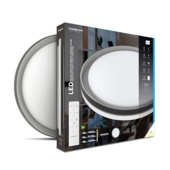 Modee Mennyezeti LED Lámpa 2x48W 3CCT D510x75mm + rem. A-H102 (9120 lumen) kép