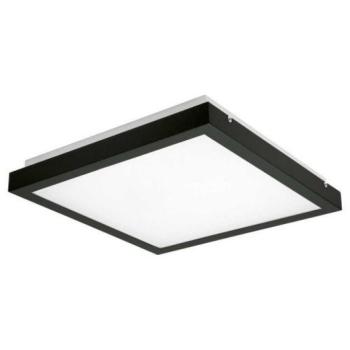 LED lámpatest , mennyezeti , négyzet , 38W , természetes fehér , fekete, TYBIA kép