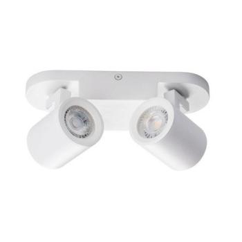 LED lámpatest , mennyezeti , spot , 2 x GU10 foglalat , fehér , LAURIN kép