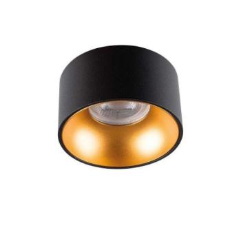 LED lámpatest , mennyezeti , spot keret , GU10 , beépíthető , fekete , arany , MINI RITI kép