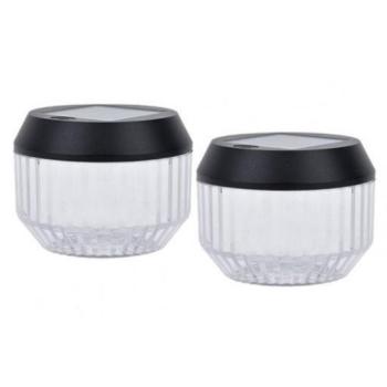 LED lámpatest , napelemes , asztali , természetes fehér , kültéri , IP44 , 2 db-os szett , LUTEC , DIVA kép