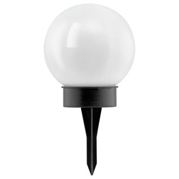 Led lámpatest , napelemes , földbe leszúrható , gömb , 15 cm , meleg fehér , EGLO , 22441 kép