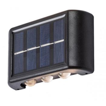 Led lámpatest , napelemes , oldalfali , 1.2 Watt , meleg fehér , kültéri , IP44 , Rábalux , KANGTON kép