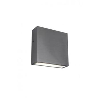 LED lámpatest , oldalfali , 1 irányú , 9W , természetes fehér , acél , kültéri , IP54 , LUTEC , GEMINI XF kép