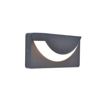 LED lámpatest , oldalfali , 14W , meleg fehér , szürke , kültéri , IP54 , 5 év garanciával , LUTEC , LUPS kép