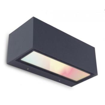 LED lámpatest , oldalfali , 16W , RGB , CCT , dimmelhető , kültéri , IP54 , LUTEC CONNECT , GEMINI kép