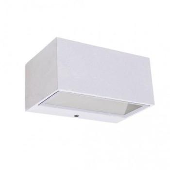 LED lámpatest , oldalfali , 2 irányú, 11W , természetes fehér , fehér , kültéri , IP54 , LUTEC , GEMINI kép
