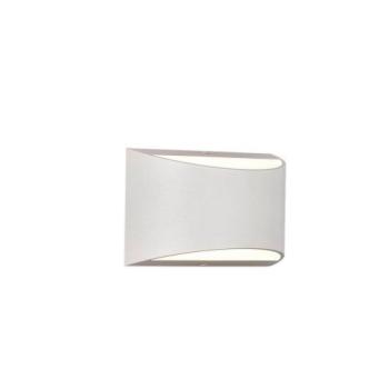 LED lámpatest , oldalfali , 2 irányú , négyzet , 10W , természetes fehér , fehér , kültéri , IP54 kép