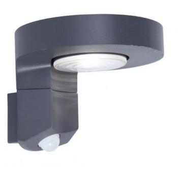 LED lámpatest , oldalfali , 2W , napelemes , mozgásérzékelős , természetes fehér , kültéri , IP44 , LUTEC , DISO kép