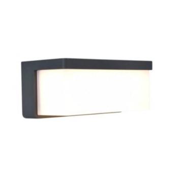 LED lámpatest , oldalfali , 9W , napelemes , meleg fehér , szürke , kültéri , IP44 , LUTEC , ZELNA kép