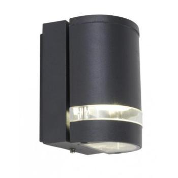 LED lámpatest , oldalfali , GU10 foglalat , sötét szürke , kültéri , IP44 , LUTEC , FOCUS kép
