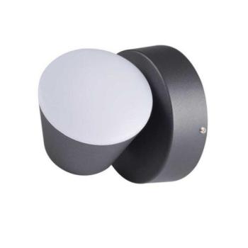 LED lámpatest , oldalfali , kültéri , 7.5 W , természetes fehér , grafit , IP54 , DROMI kép