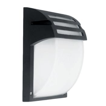 LED lámpatest , oldalfali , kültéri , E27-es foglalattal , 1x60W , fekete, kültéri , IP44 , Elmark kép