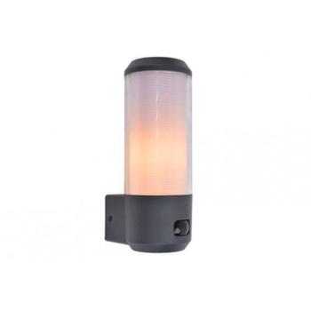 LED lámpatest , oldalfali , mozgásérzékelővel , E27 foglalat , sötétszürke , kültéri , IP44 , LUTEC , HEROS kép
