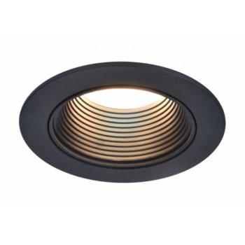 LED lámpatest , spot , GU10 , RGB , CCT , dimmelhető , süllyesztett , kerek , fekete , 4.7W , LUTEC CONNECT , ALTUM kép