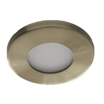 LED lámpatest , spot keret , süllyesztett , kerek , MR16 , GU10 , patinált réz, IP44 , Marin kép