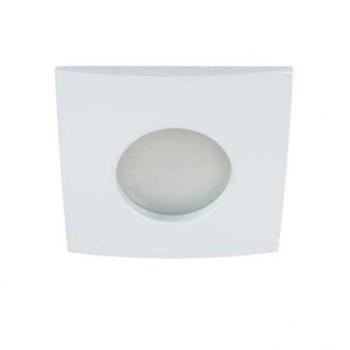 LED lámpatest , spot keret , süllyesztett , négyzet , GU10 , fehér , IP44 , QULES kép
