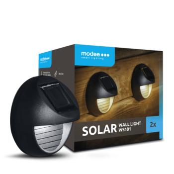 Modee Lighting LED Szolár Napelemes Fali Lámpa WS101 (2db/doboz) kép