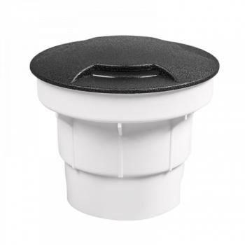 LED lámpatest , taposólámpa , 3.5W , kerek , természetes fehér , fekete tető , CECI , IP67 kép