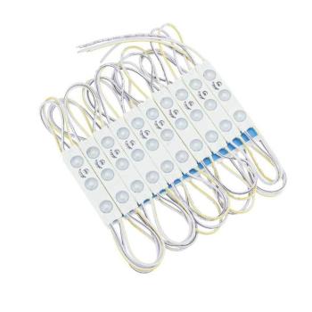 LED lencse modul 3 2835, 0,72W, kék, dimmelhető, 80 lm, IP65, Optonica, 4515 kép
