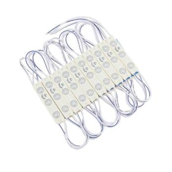 LED lencse modul 3 2835, 0,72W, piros, dimmelhető, 80 lm, IP65, Optonica, 4514 kép