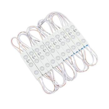LED lencse modul 3 2835, 0,72W, zöld, dimmelhető, 80 lm, IP65, Optonica, 4516 kép