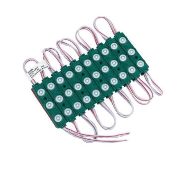 LED lencse modul 3 2835, 1,5W, zöld, dimmelhető, 120 lm, IP65, Optonica, 4526 kép