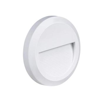 LED lépcsőlámpa kerek fehér, 2W, 4200K, természetes fehér, 80 lm, IP65, Optonica, 7506 kép