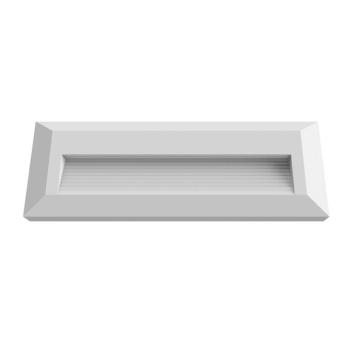 LED lépcsőlámpa, négyzet alakú, fehér, 3W, 4200K, természetes fehér, 100 lm, IP65, Optonica, 7518 kép