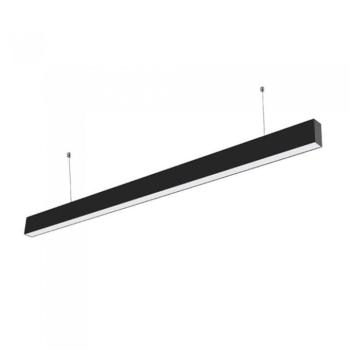 LED lineáris függesztett lámpa, összekapcsolható, 5 év garancia, 40W, 6000K, hideg fehér, 4000 lm, fekete, Optonica, 5470 kép